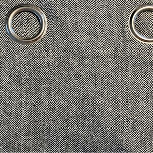two curtain panels